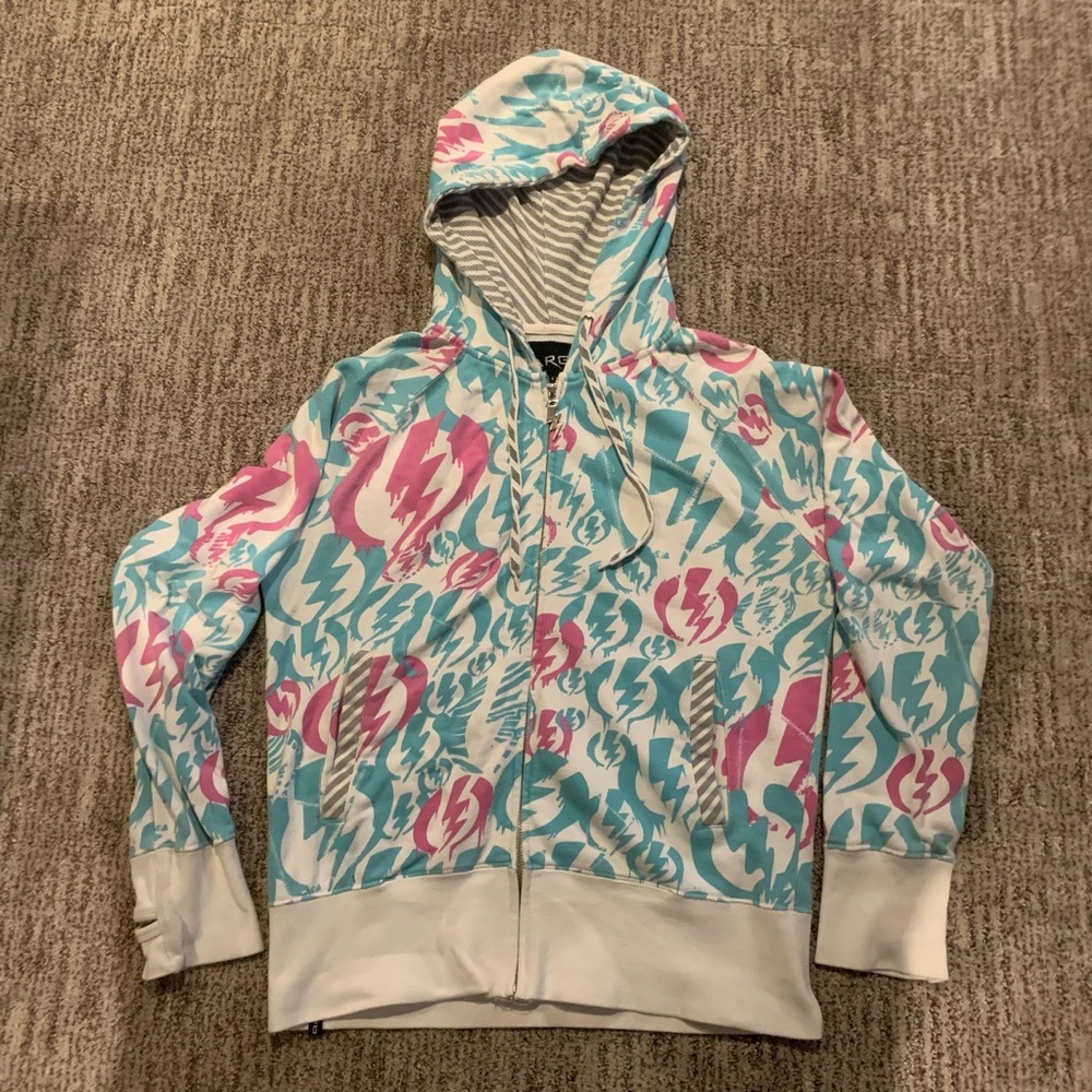Electric women’s zip up hoodie